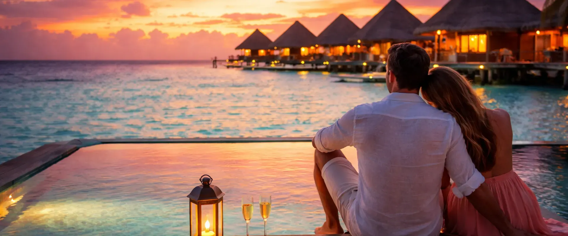 Romantic honeymoon escape